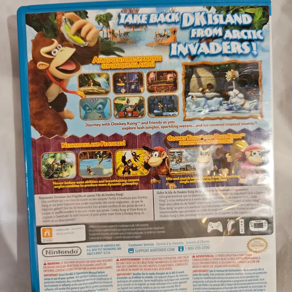 Wii Donkey Kong Country Tropical Freeze Game